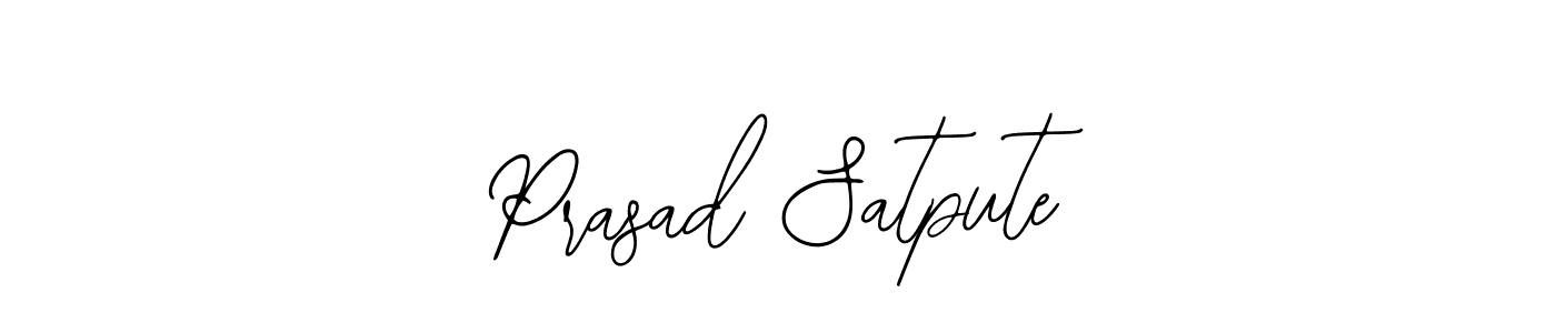 The best way (Bearetta-2O07w) to make a short signature is to pick only two or three words in your name. The name Prasad Satpute include a total of six letters. For converting this name. Prasad Satpute signature style 12 images and pictures png