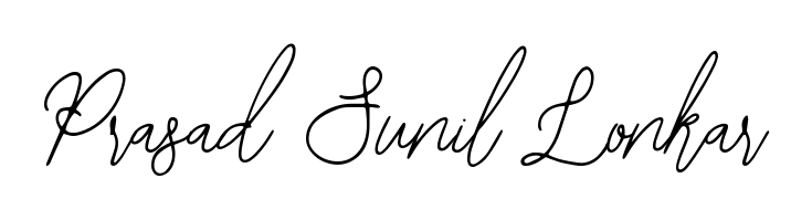 See photos of Prasad Sunil Lonkar official signature. Check more albums & portfolios. Read reviews & check more about Bearetta-2O07w font. Prasad Sunil Lonkar signature style 12 images and pictures png