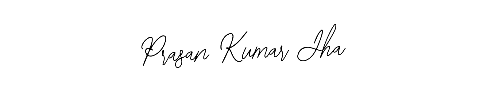 The best way (Bearetta-2O07w) to make a short signature is to pick only two or three words in your name. The name Prasan Kumar Jha include a total of six letters. For converting this name. Prasan Kumar Jha signature style 12 images and pictures png