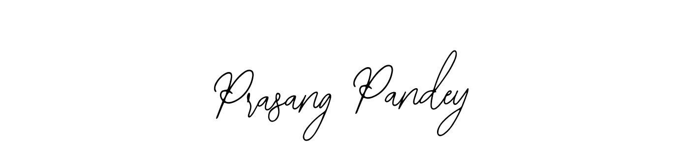 You should practise on your own different ways (Bearetta-2O07w) to write your name (Prasang Pandey) in signature. don't let someone else do it for you. Prasang Pandey signature style 12 images and pictures png