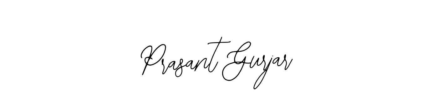 Use a signature maker to create a handwritten signature online. With this signature software, you can design (Bearetta-2O07w) your own signature for name Prasant Gurjar. Prasant Gurjar signature style 12 images and pictures png