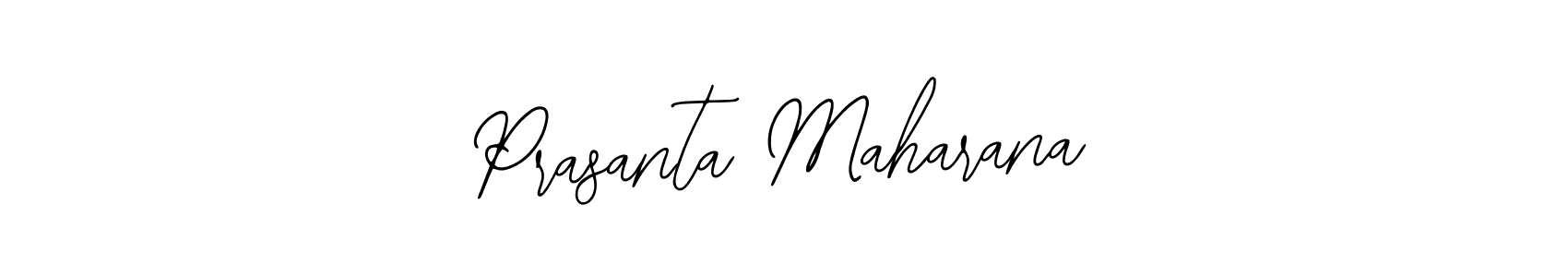 How to make Prasanta Maharana name signature. Use Bearetta-2O07w style for creating short signs online. This is the latest handwritten sign. Prasanta Maharana signature style 12 images and pictures png