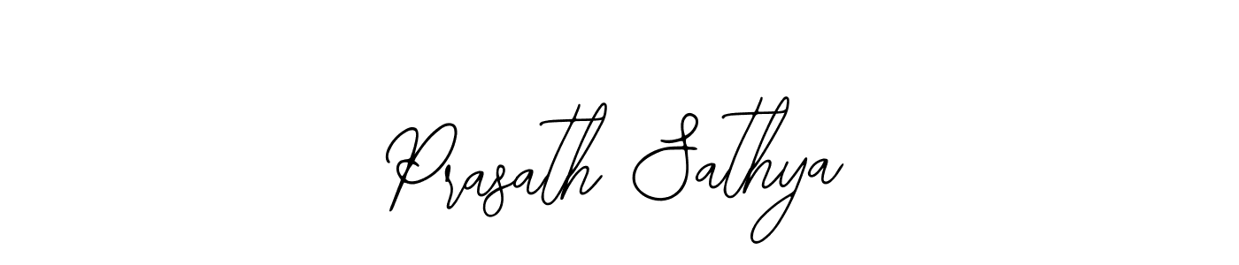 How to make Prasath Sathya signature? Bearetta-2O07w is a professional autograph style. Create handwritten signature for Prasath Sathya name. Prasath Sathya signature style 12 images and pictures png