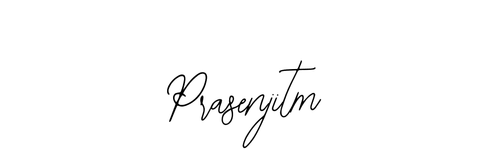 How to make Prasenjitm name signature. Use Bearetta-2O07w style for creating short signs online. This is the latest handwritten sign. Prasenjitm signature style 12 images and pictures png