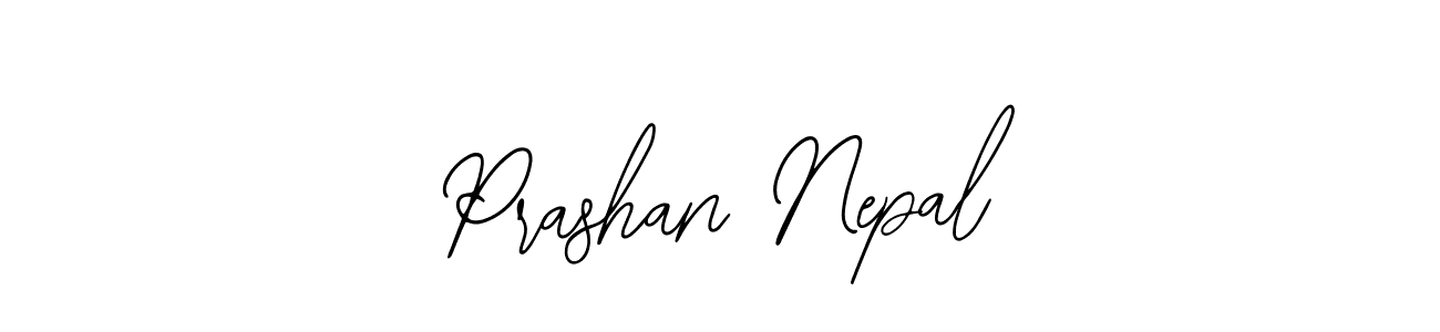 Make a beautiful signature design for name Prashan Nepal. With this signature (Bearetta-2O07w) style, you can create a handwritten signature for free. Prashan Nepal signature style 12 images and pictures png