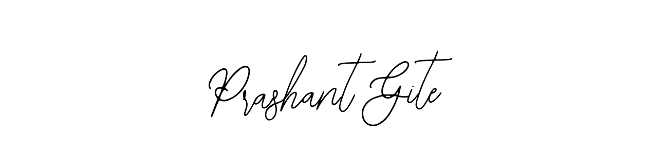 How to make Prashant Gite signature? Bearetta-2O07w is a professional autograph style. Create handwritten signature for Prashant Gite name. Prashant Gite signature style 12 images and pictures png