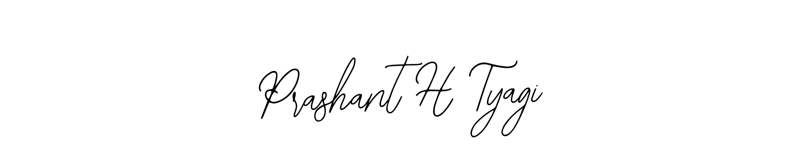 Also we have Prashant H Tyagi name is the best signature style. Create professional handwritten signature collection using Bearetta-2O07w autograph style. Prashant H Tyagi signature style 12 images and pictures png