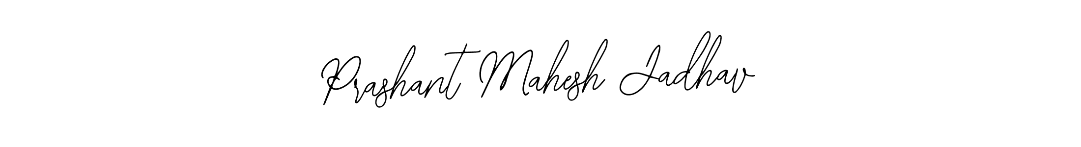 How to make Prashant Mahesh Jadhav name signature. Use Bearetta-2O07w style for creating short signs online. This is the latest handwritten sign. Prashant Mahesh Jadhav signature style 12 images and pictures png