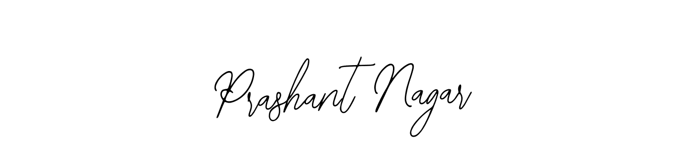 How to make Prashant Nagar name signature. Use Bearetta-2O07w style for creating short signs online. This is the latest handwritten sign. Prashant Nagar signature style 12 images and pictures png