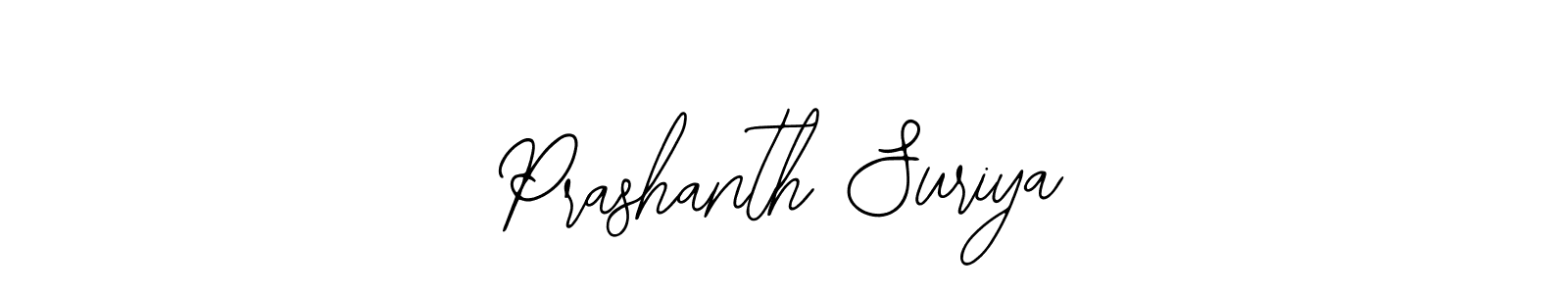 Make a beautiful signature design for name Prashanth Suriya. With this signature (Bearetta-2O07w) style, you can create a handwritten signature for free. Prashanth Suriya signature style 12 images and pictures png