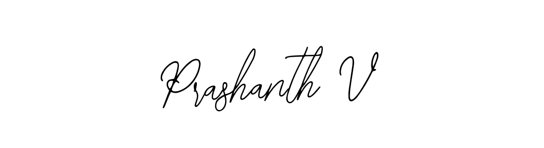 Design your own signature with our free online signature maker. With this signature software, you can create a handwritten (Bearetta-2O07w) signature for name Prashanth V. Prashanth V signature style 12 images and pictures png