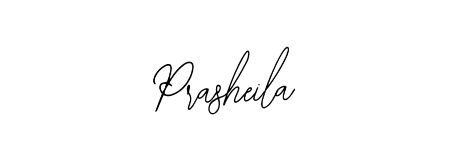 Design your own signature with our free online signature maker. With this signature software, you can create a handwritten (Bearetta-2O07w) signature for name Prasheila. Prasheila signature style 12 images and pictures png