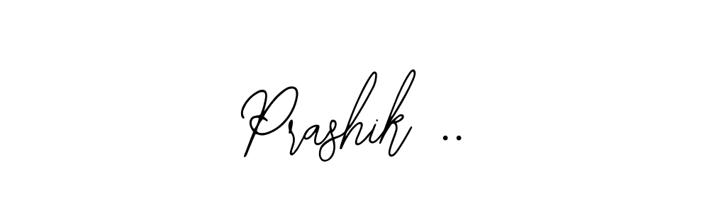 Use a signature maker to create a handwritten signature online. With this signature software, you can design (Bearetta-2O07w) your own signature for name Prashik ... Prashik .. signature style 12 images and pictures png