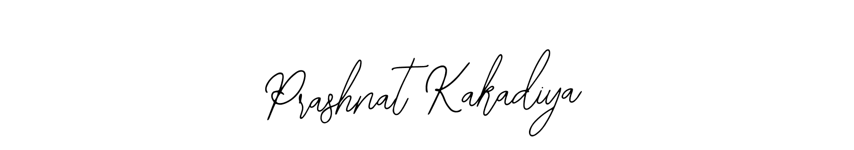 It looks lik you need a new signature style for name Prashnat Kakadiya. Design unique handwritten (Bearetta-2O07w) signature with our free signature maker in just a few clicks. Prashnat Kakadiya signature style 12 images and pictures png