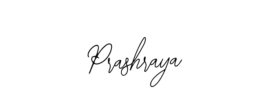 How to make Prashraya name signature. Use Bearetta-2O07w style for creating short signs online. This is the latest handwritten sign. Prashraya signature style 12 images and pictures png