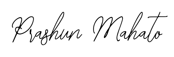 See photos of Prashun Mahato official signature. Check more albums & portfolios. Read reviews & check more about Bearetta-2O07w font. Prashun Mahato signature style 12 images and pictures png