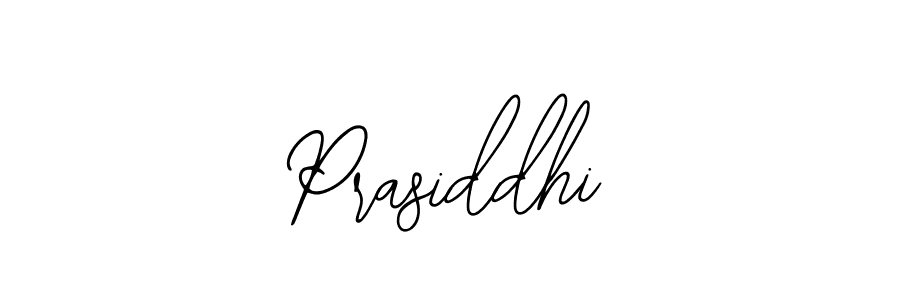 How to make Prasiddhi name signature. Use Bearetta-2O07w style for creating short signs online. This is the latest handwritten sign. Prasiddhi signature style 12 images and pictures png