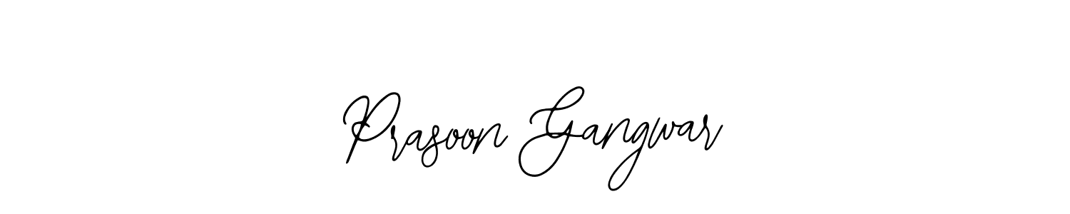 The best way (Bearetta-2O07w) to make a short signature is to pick only two or three words in your name. The name Prasoon Gangwar include a total of six letters. For converting this name. Prasoon Gangwar signature style 12 images and pictures png
