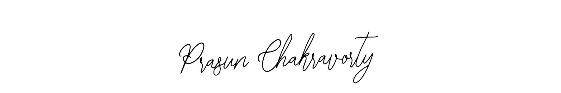You should practise on your own different ways (Bearetta-2O07w) to write your name (Prasun Chakravorty) in signature. don't let someone else do it for you. Prasun Chakravorty signature style 12 images and pictures png
