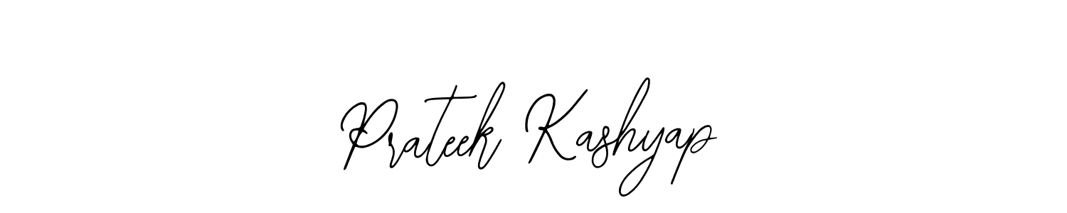 How to make Prateek Kashyap signature? Bearetta-2O07w is a professional autograph style. Create handwritten signature for Prateek Kashyap name. Prateek Kashyap signature style 12 images and pictures png