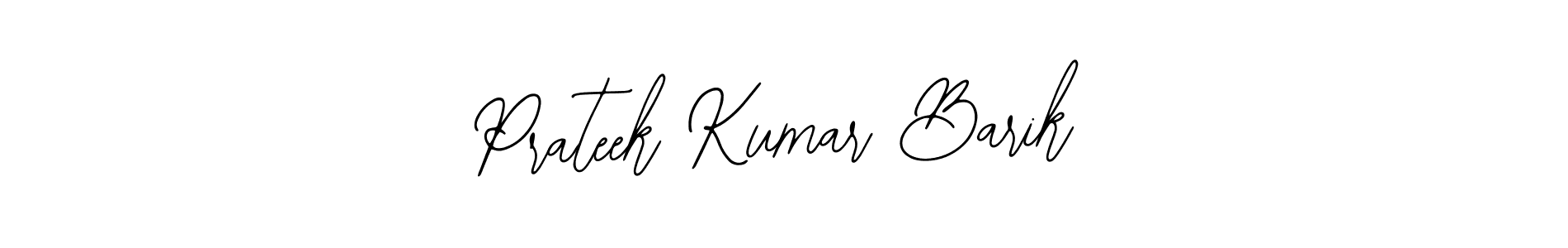 It looks lik you need a new signature style for name Prateek Kumar Barik. Design unique handwritten (Bearetta-2O07w) signature with our free signature maker in just a few clicks. Prateek Kumar Barik signature style 12 images and pictures png