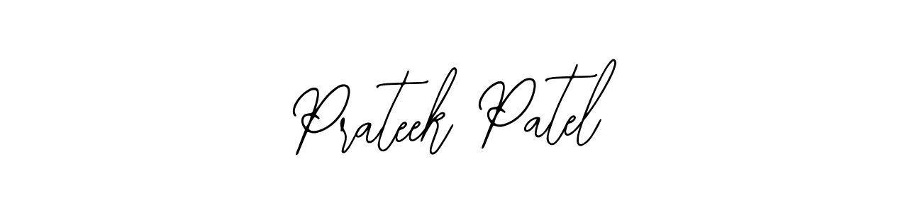 Also You can easily find your signature by using the search form. We will create Prateek Patel name handwritten signature images for you free of cost using Bearetta-2O07w sign style. Prateek Patel signature style 12 images and pictures png