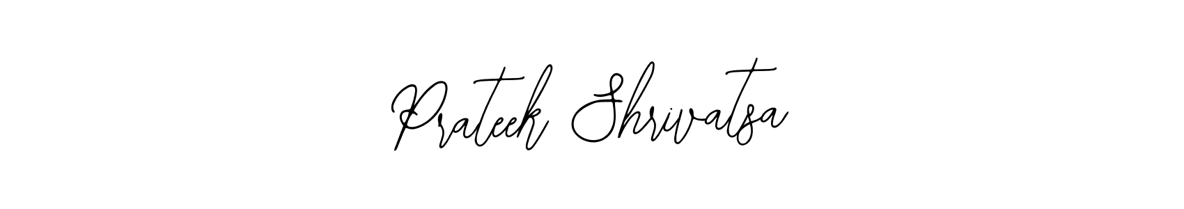 Design your own signature with our free online signature maker. With this signature software, you can create a handwritten (Bearetta-2O07w) signature for name Prateek Shrivatsa. Prateek Shrivatsa signature style 12 images and pictures png