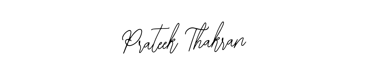 Design your own signature with our free online signature maker. With this signature software, you can create a handwritten (Bearetta-2O07w) signature for name Prateek Thakran. Prateek Thakran signature style 12 images and pictures png