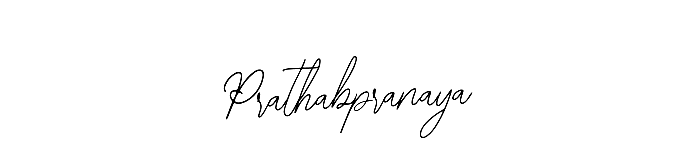 if you are searching for the best signature style for your name Prathabpranaya. so please give up your signature search. here we have designed multiple signature styles  using Bearetta-2O07w. Prathabpranaya signature style 12 images and pictures png