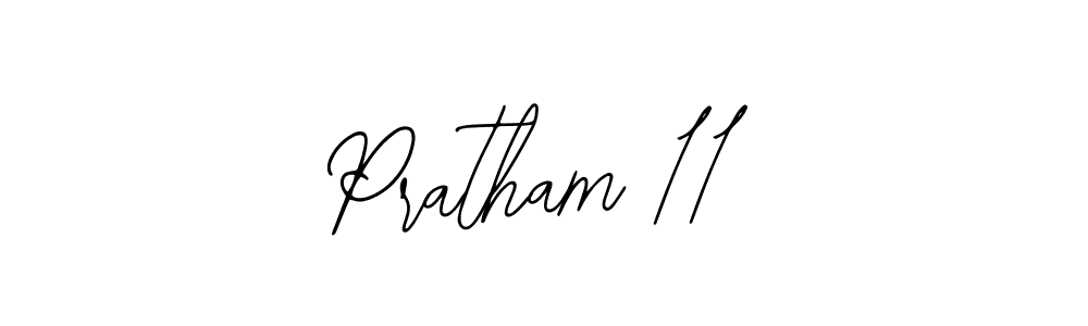 Use a signature maker to create a handwritten signature online. With this signature software, you can design (Bearetta-2O07w) your own signature for name Pratham 11. Pratham 11 signature style 12 images and pictures png