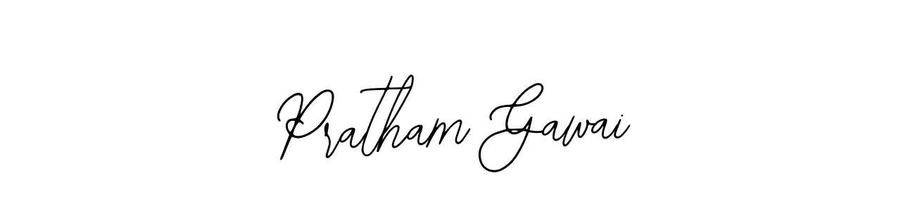 Use a signature maker to create a handwritten signature online. With this signature software, you can design (Bearetta-2O07w) your own signature for name Pratham Gawai. Pratham Gawai signature style 12 images and pictures png