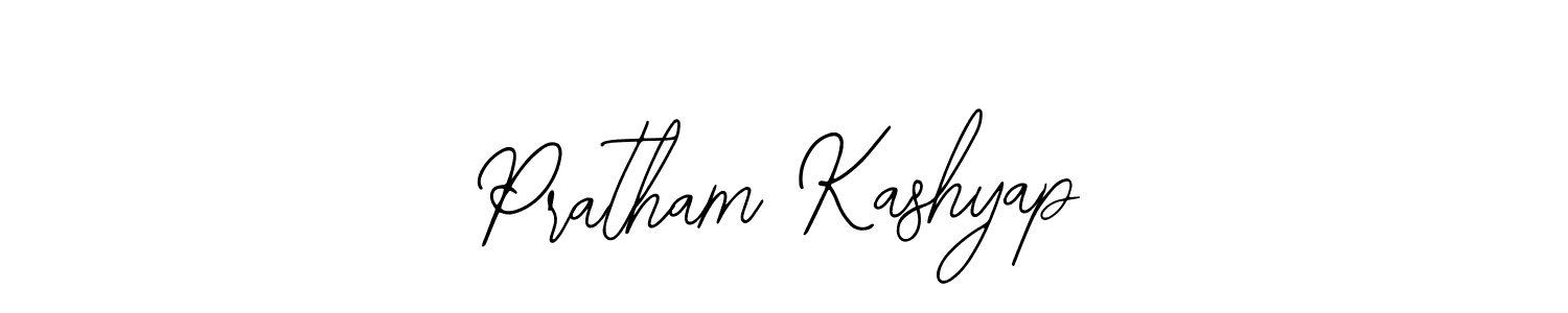 It looks lik you need a new signature style for name Pratham Kashyap. Design unique handwritten (Bearetta-2O07w) signature with our free signature maker in just a few clicks. Pratham Kashyap signature style 12 images and pictures png