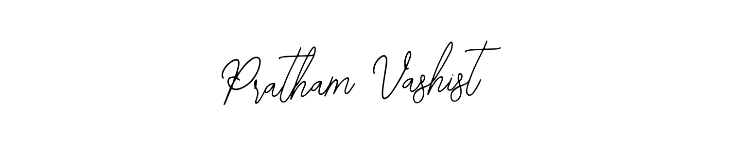 Similarly Bearetta-2O07w is the best handwritten signature design. Signature creator online .You can use it as an online autograph creator for name Pratham Vashist. Pratham Vashist signature style 12 images and pictures png