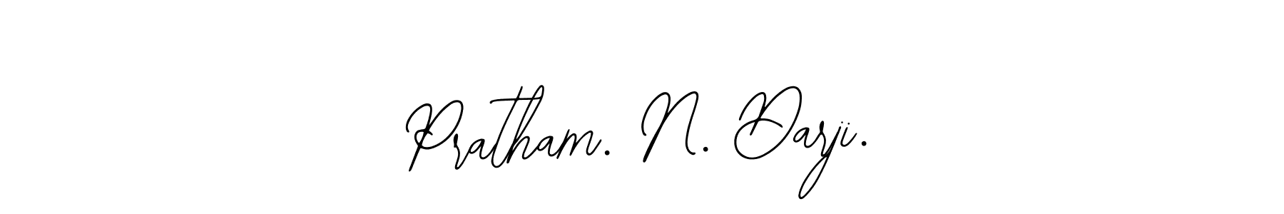 Make a beautiful signature design for name Pratham. N. Darji.. Use this online signature maker to create a handwritten signature for free. Pratham. N. Darji. signature style 12 images and pictures png