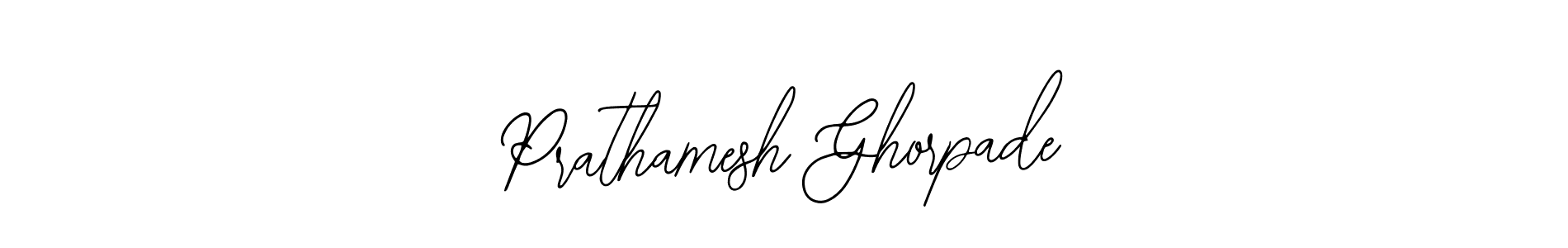 Use a signature maker to create a handwritten signature online. With this signature software, you can design (Bearetta-2O07w) your own signature for name Prathamesh Ghorpade. Prathamesh Ghorpade signature style 12 images and pictures png