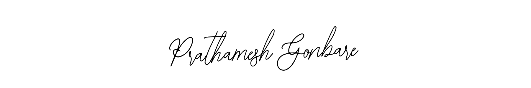 Also we have Prathamesh Gonbare name is the best signature style. Create professional handwritten signature collection using Bearetta-2O07w autograph style. Prathamesh Gonbare signature style 12 images and pictures png