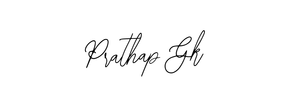 Design your own signature with our free online signature maker. With this signature software, you can create a handwritten (Bearetta-2O07w) signature for name Prathap Gk. Prathap Gk signature style 12 images and pictures png