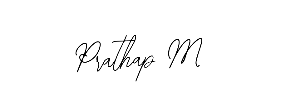 Create a beautiful signature design for name Prathap M. With this signature (Bearetta-2O07w) fonts, you can make a handwritten signature for free. Prathap M signature style 12 images and pictures png