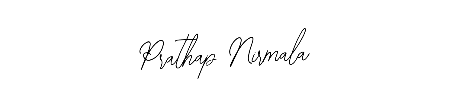 Prathap Nirmala stylish signature style. Best Handwritten Sign (Bearetta-2O07w) for my name. Handwritten Signature Collection Ideas for my name Prathap Nirmala. Prathap Nirmala signature style 12 images and pictures png