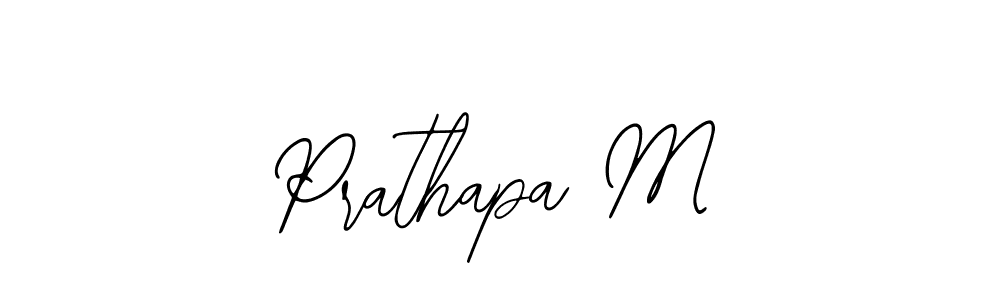 Also You can easily find your signature by using the search form. We will create Prathapa M name handwritten signature images for you free of cost using Bearetta-2O07w sign style. Prathapa M signature style 12 images and pictures png