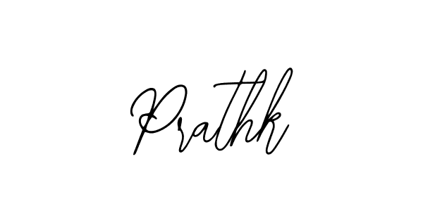 Design your own signature with our free online signature maker. With this signature software, you can create a handwritten (Bearetta-2O07w) signature for name Prathk. Prathk signature style 12 images and pictures png
