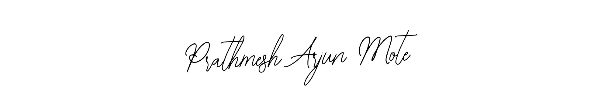 Make a beautiful signature design for name Prathmesh Arjun Mote. Use this online signature maker to create a handwritten signature for free. Prathmesh Arjun Mote signature style 12 images and pictures png