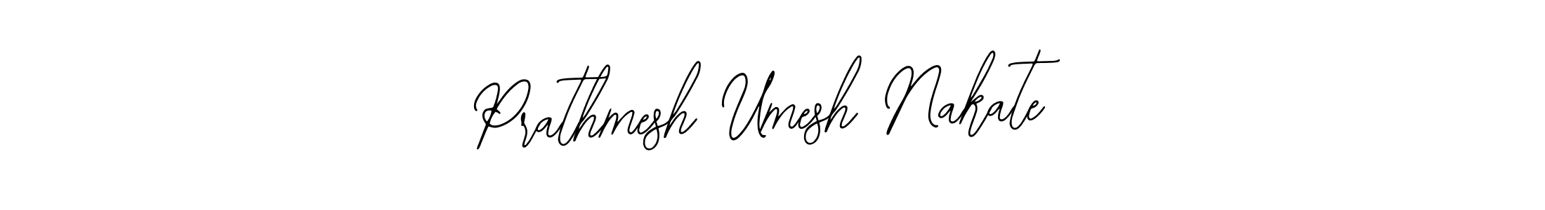 Design your own signature with our free online signature maker. With this signature software, you can create a handwritten (Bearetta-2O07w) signature for name Prathmesh Umesh Nakate. Prathmesh Umesh Nakate signature style 12 images and pictures png