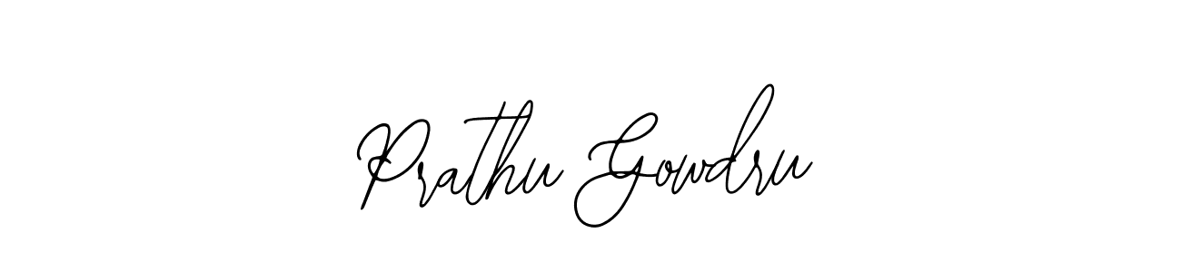 Also You can easily find your signature by using the search form. We will create Prathu Gowdru name handwritten signature images for you free of cost using Bearetta-2O07w sign style. Prathu Gowdru signature style 12 images and pictures png