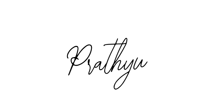 Make a beautiful signature design for name Prathyu. With this signature (Bearetta-2O07w) style, you can create a handwritten signature for free. Prathyu signature style 12 images and pictures png