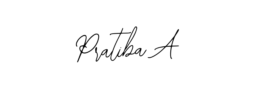 You can use this online signature creator to create a handwritten signature for the name Pratiba A. This is the best online autograph maker. Pratiba A signature style 12 images and pictures png