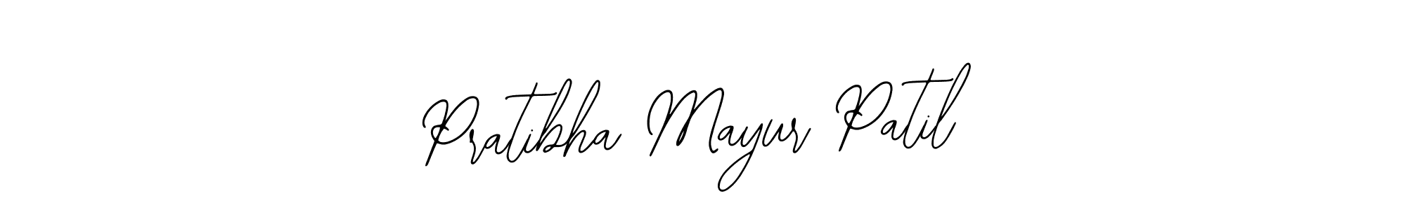 Use a signature maker to create a handwritten signature online. With this signature software, you can design (Bearetta-2O07w) your own signature for name Pratibha Mayur Patil. Pratibha Mayur Patil signature style 12 images and pictures png