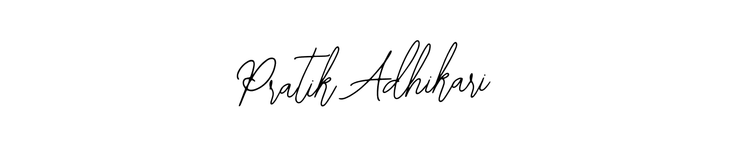 Also we have Pratik Adhikari name is the best signature style. Create professional handwritten signature collection using Bearetta-2O07w autograph style. Pratik Adhikari signature style 12 images and pictures png