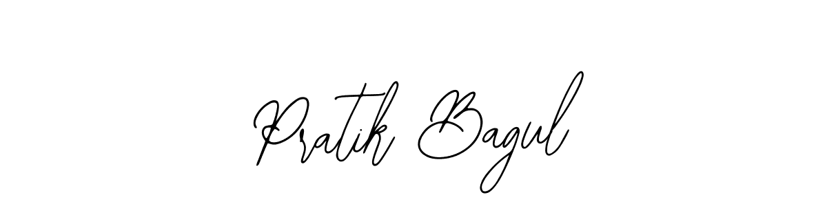 Pratik Bagul stylish signature style. Best Handwritten Sign (Bearetta-2O07w) for my name. Handwritten Signature Collection Ideas for my name Pratik Bagul. Pratik Bagul signature style 12 images and pictures png