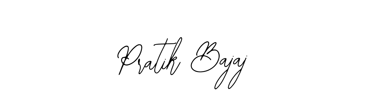 Design your own signature with our free online signature maker. With this signature software, you can create a handwritten (Bearetta-2O07w) signature for name Pratik Bajaj. Pratik Bajaj signature style 12 images and pictures png